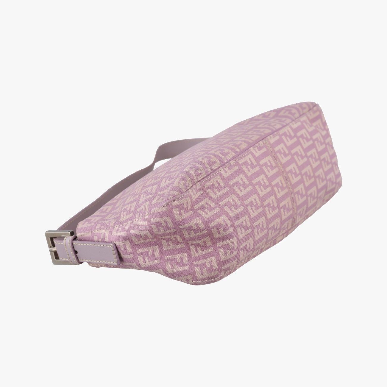Fendi Mamma Bucket Pink Canvas Handbag — view 7