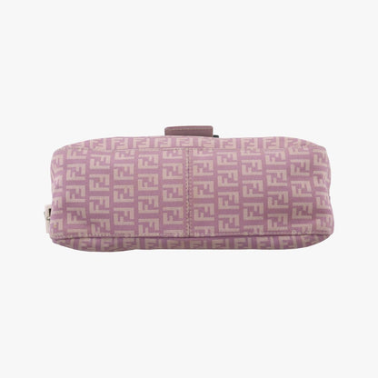 Fendi Mamma Bucket Pink Canvas Handbag — view 3