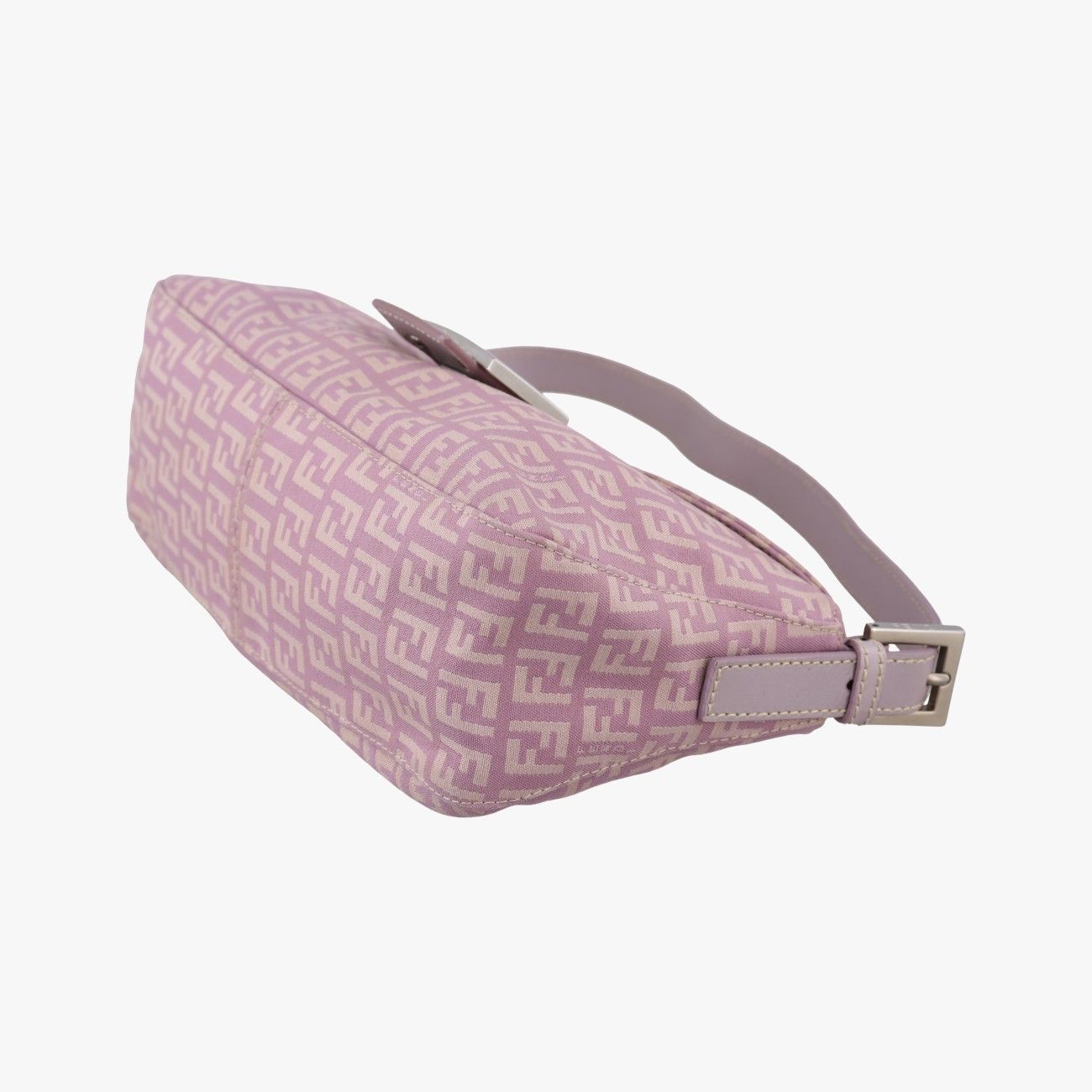 Fendi Mamma Bucket Pink Canvas Handbag — view 4