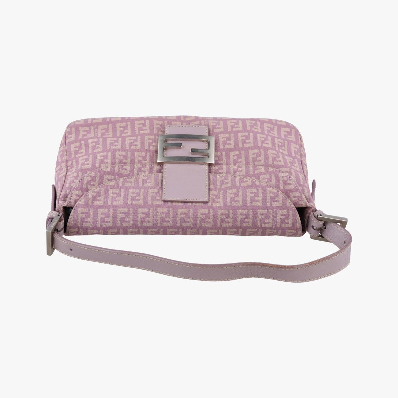 Fendi Mamma Bucket Pink Canvas Handbag — view 8