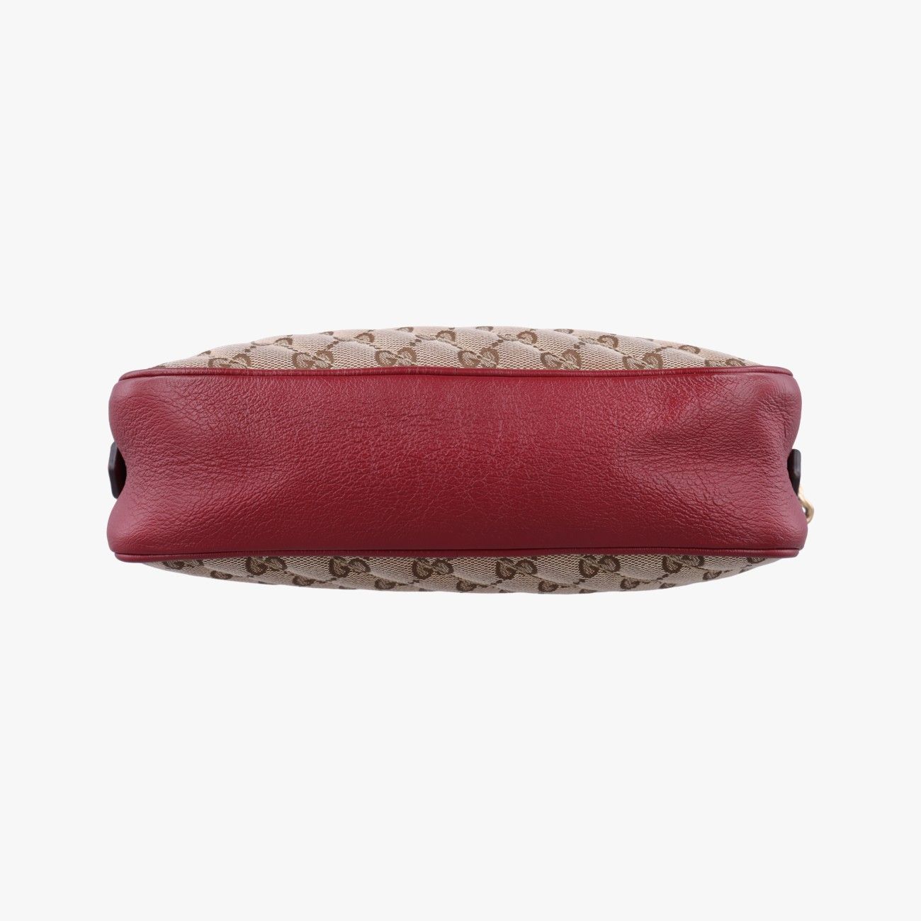 Gucci GG Marmont Beige Red Canvas Leather Messenger Bag — view 3