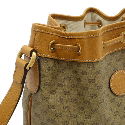 Gucci Micro GG Disney Collaboration Mickey Mouse Small Bucket Bag Drawstring — view 4