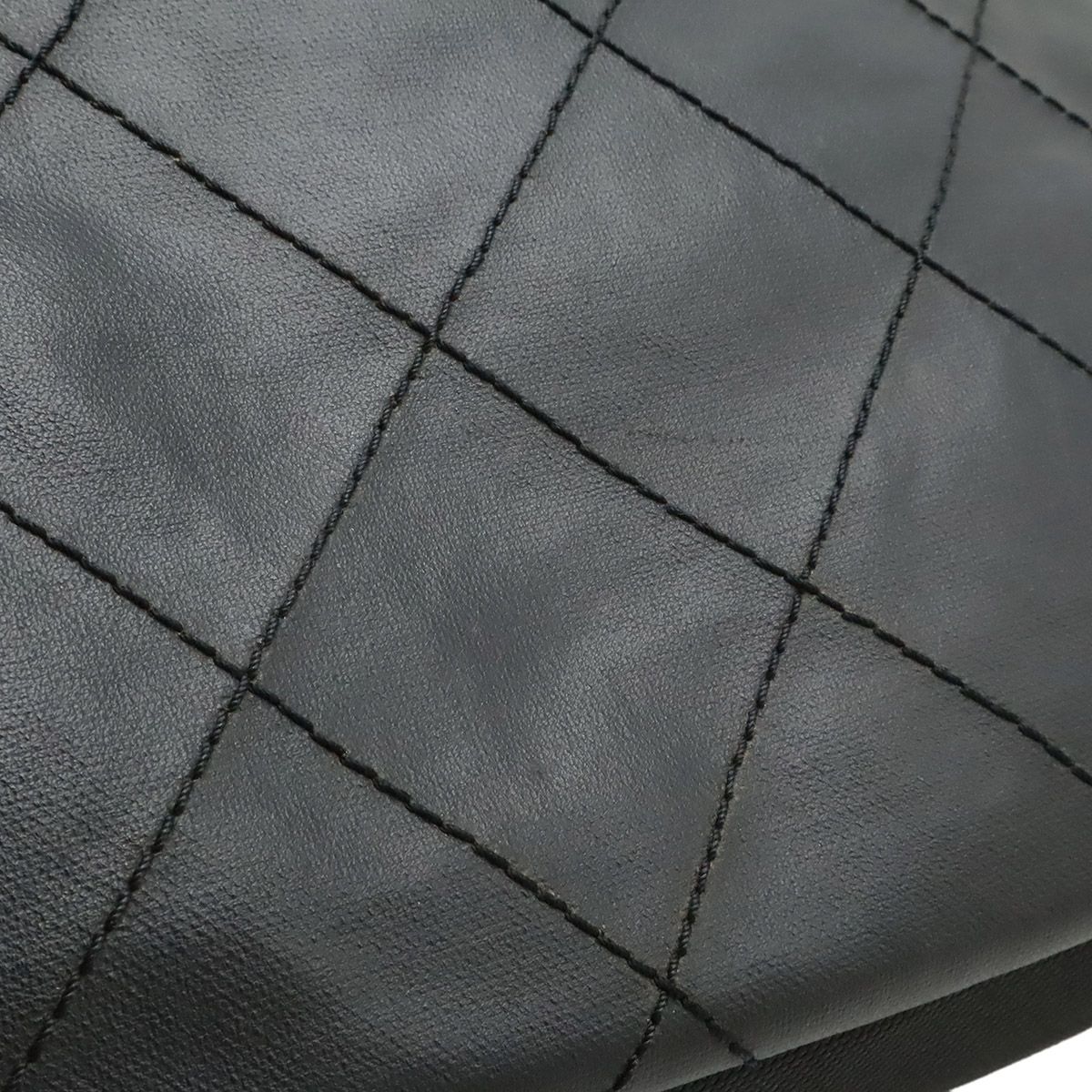 Chanel Paris Biarritz Tote MM Black Silver — view 7
