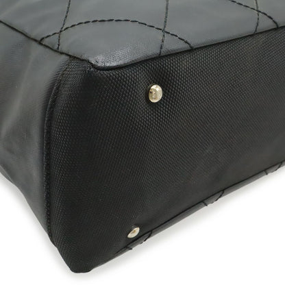 Chanel Paris Biarritz Tote MM Black Silver — view 3