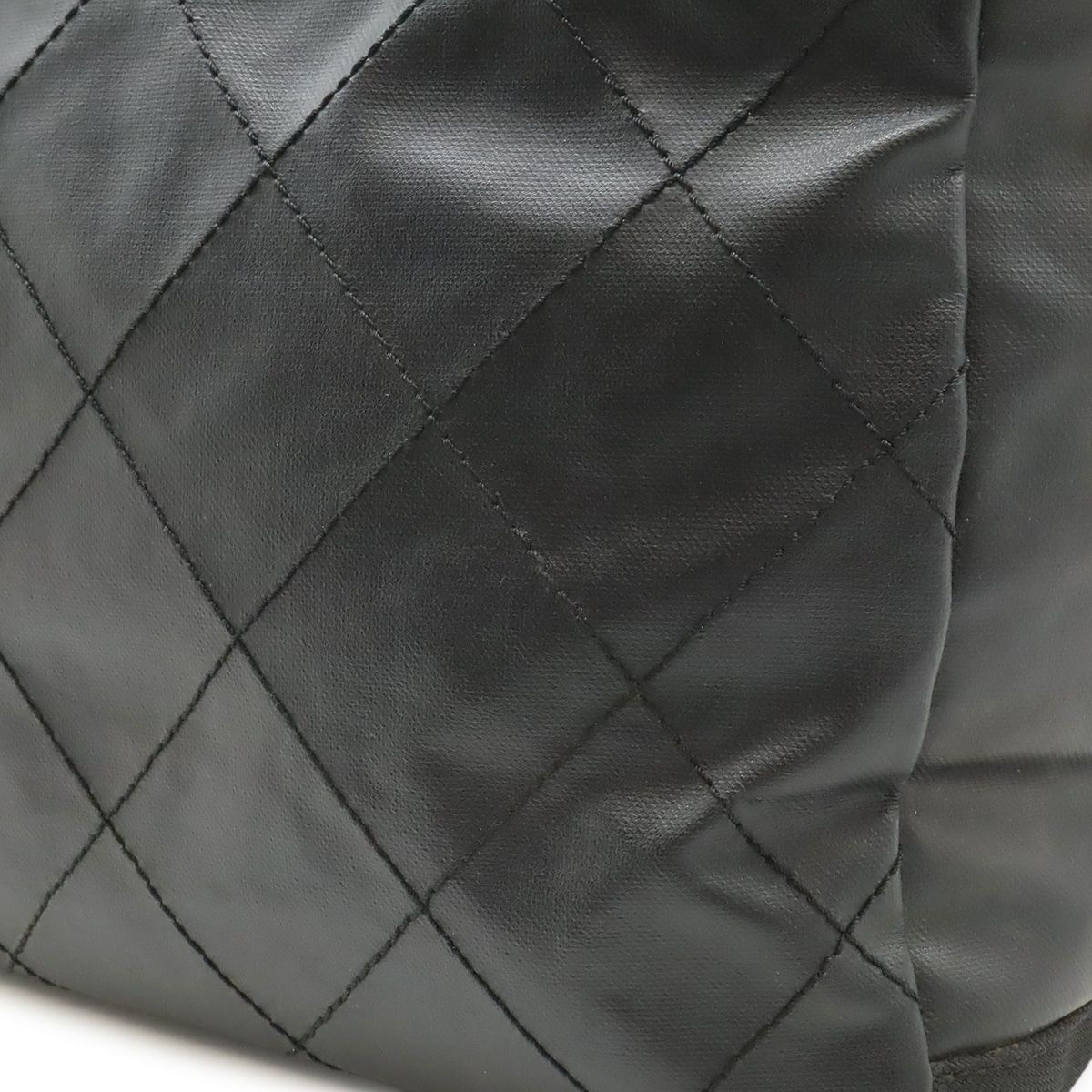 Chanel Paris Biarritz Tote MM Black Silver — view 8