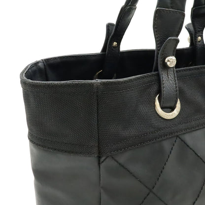 Chanel Paris Biarritz Tote MM Black Silver — view 5