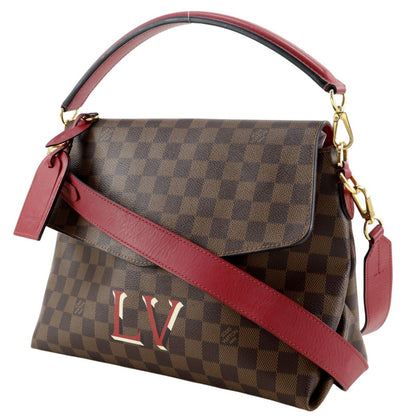 Louis Vuitton Bob le Damier Canvas Scarlet Brown Shoulder Bag — view 2