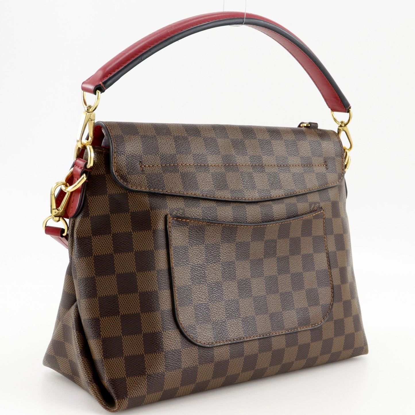 Louis Vuitton Bob le Damier Canvas Scarlet Brown Shoulder Bag — view 3