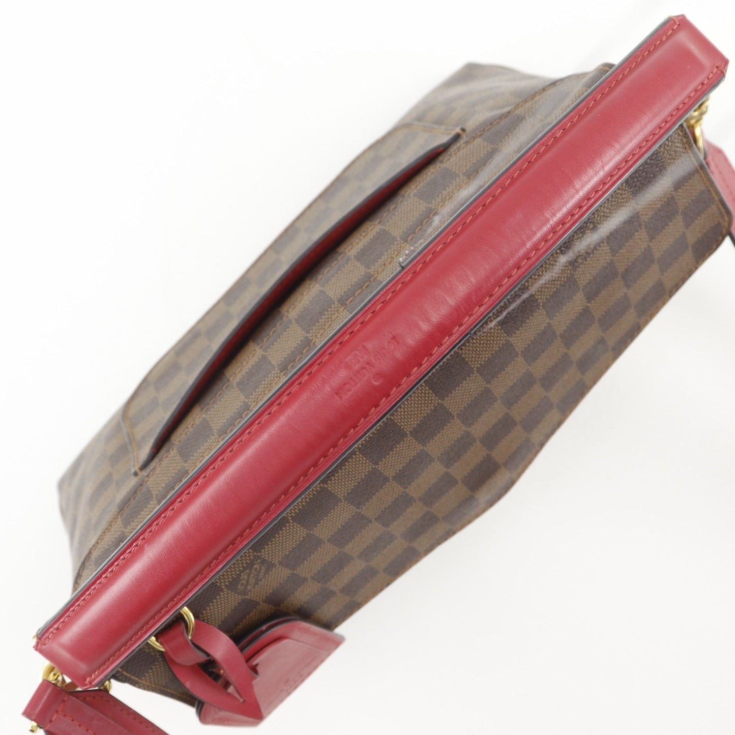 Louis Vuitton Bob le Damier Canvas Scarlet Brown Shoulder Bag — view 5