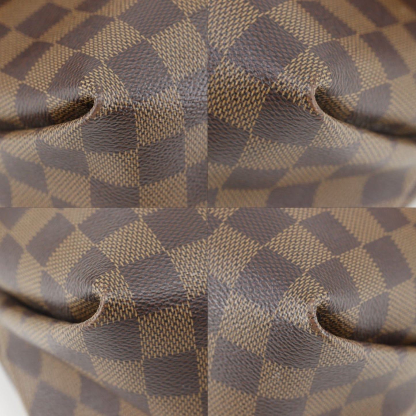 Louis Vuitton Bob le Damier Canvas Scarlet Brown Shoulder Bag — view 4