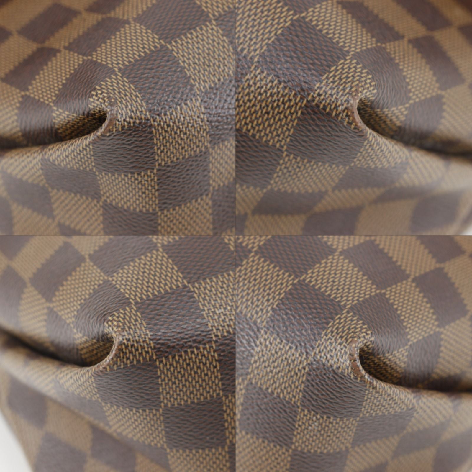 Louis Vuitton Bob le Damier Canvas Scarlet Brown Shoulder Bag — view 4