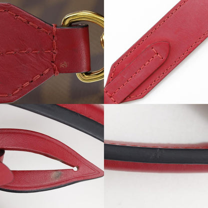 Louis Vuitton Bob le Damier Canvas Scarlet Brown Shoulder Bag — view 9