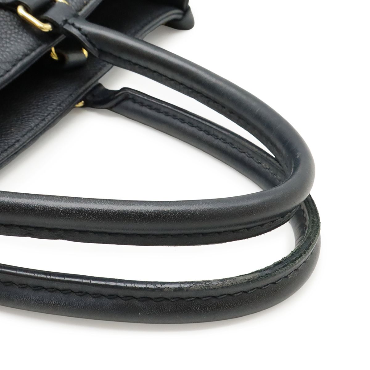 Louis Vuitton Monogram Empreinte On The Go MM Tote 2-Way Shoulder Noir Black — view 5
