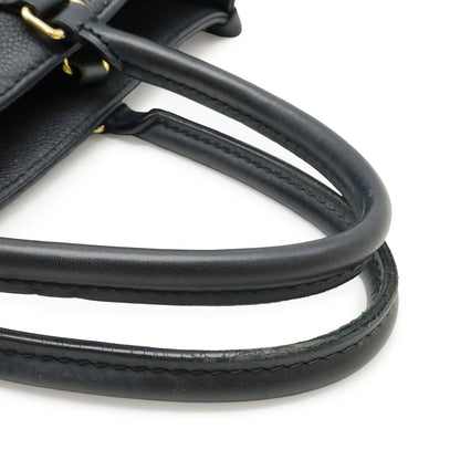 Louis Vuitton Monogram Empreinte On The Go MM Tote 2-Way Shoulder Noir Black — view 5