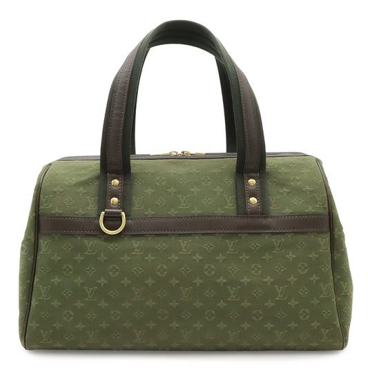 Louis Vuitton Monogram Mini Josephine GM Tote Shoulder Bag Canvas Leather Khaki