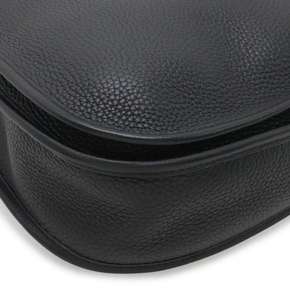 Hermes Evelyne II 2 PM Shoulder Bag Crossbody Taurillon Clemence Leather Black — view 3