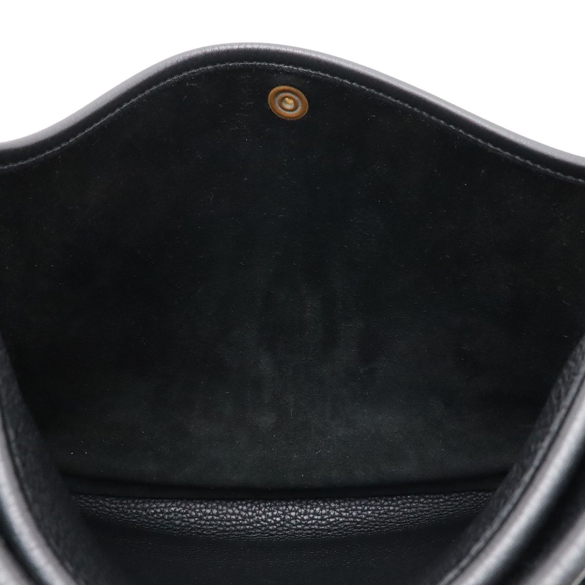 Hermes Evelyne II 2 PM Shoulder Bag Crossbody Taurillon Clemence Leather Black — view 7