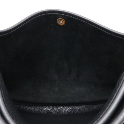 Hermes Evelyne II 2 PM Shoulder Bag Crossbody Taurillon Clemence Leather Black — view 7