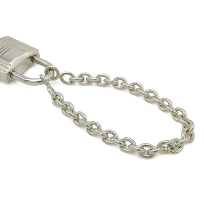 Hermes Cadena Bag Charm Key Holder Key Hook Chain Silver — view 5