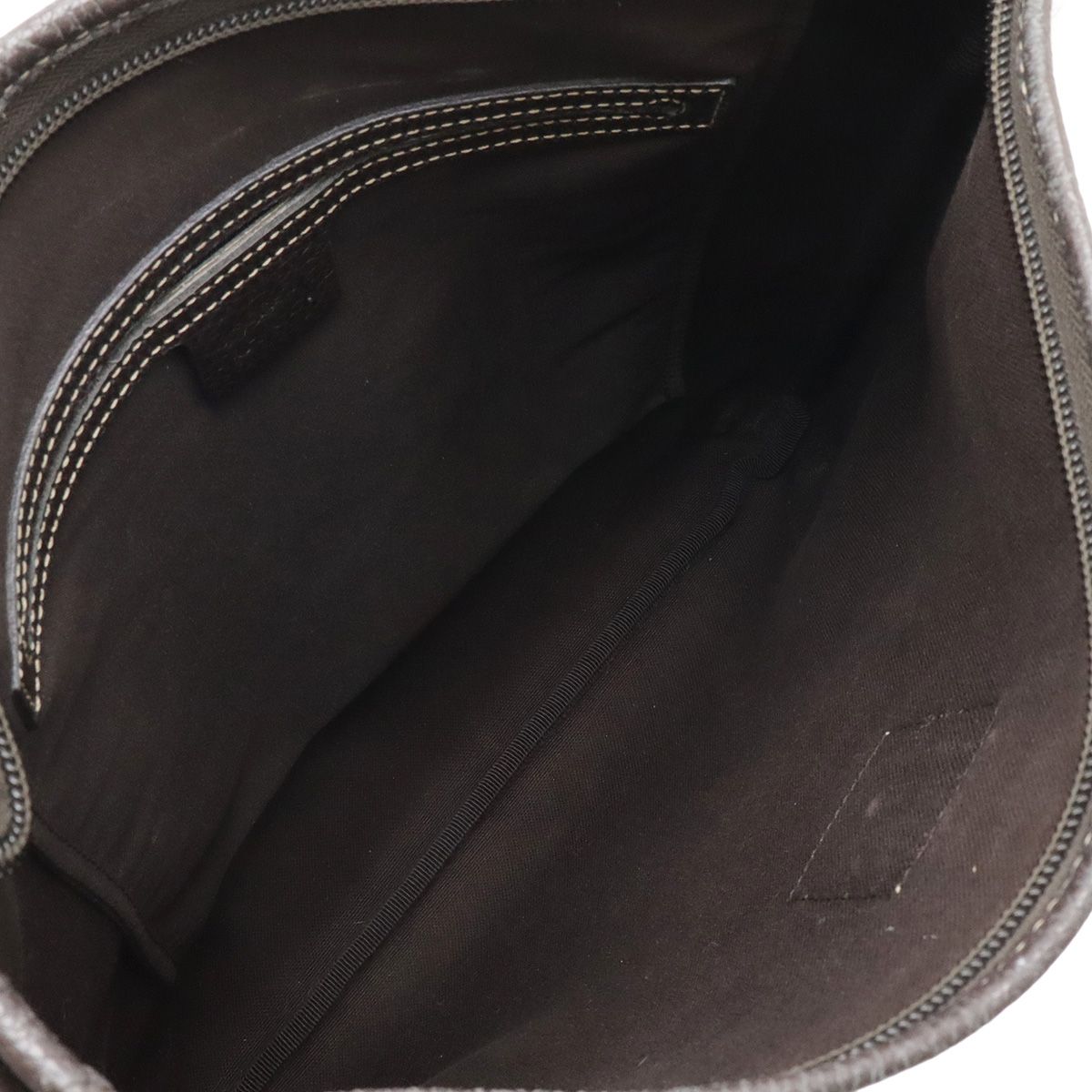 Gucci GG Crystal Abbey Shoulder Bag Crossbody Leather Beige Dark Brown — view 8