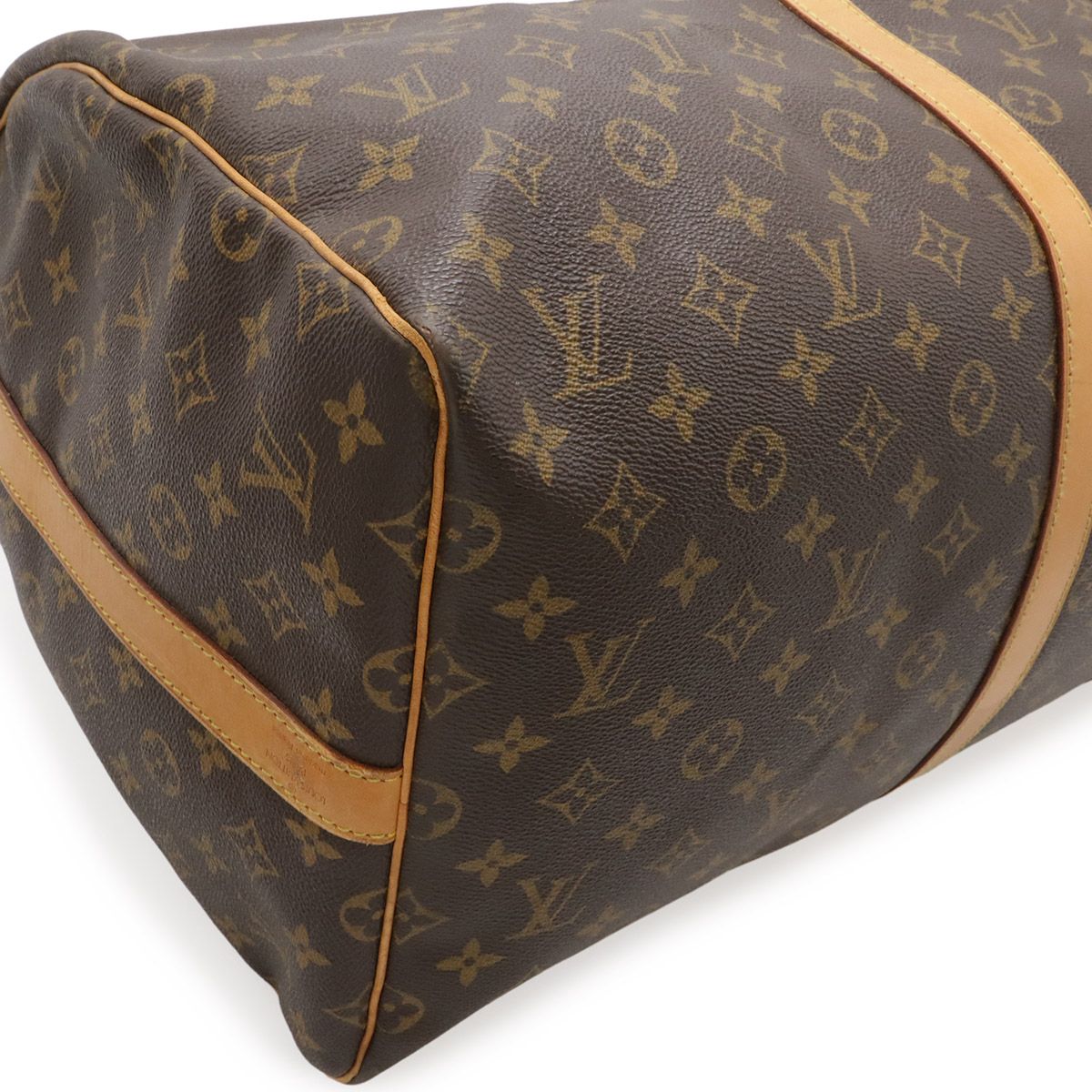 Louis Vuitton Monogram Keepall Bandouliere 55 Boston Bag Travel Purse 2-Way — view 3