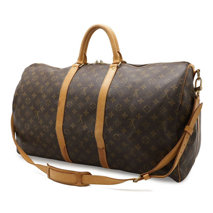 Louis Vuitton Monogram Keepall Bandouliere 55 Boston Bag Travel Purse 2-Way — view 2