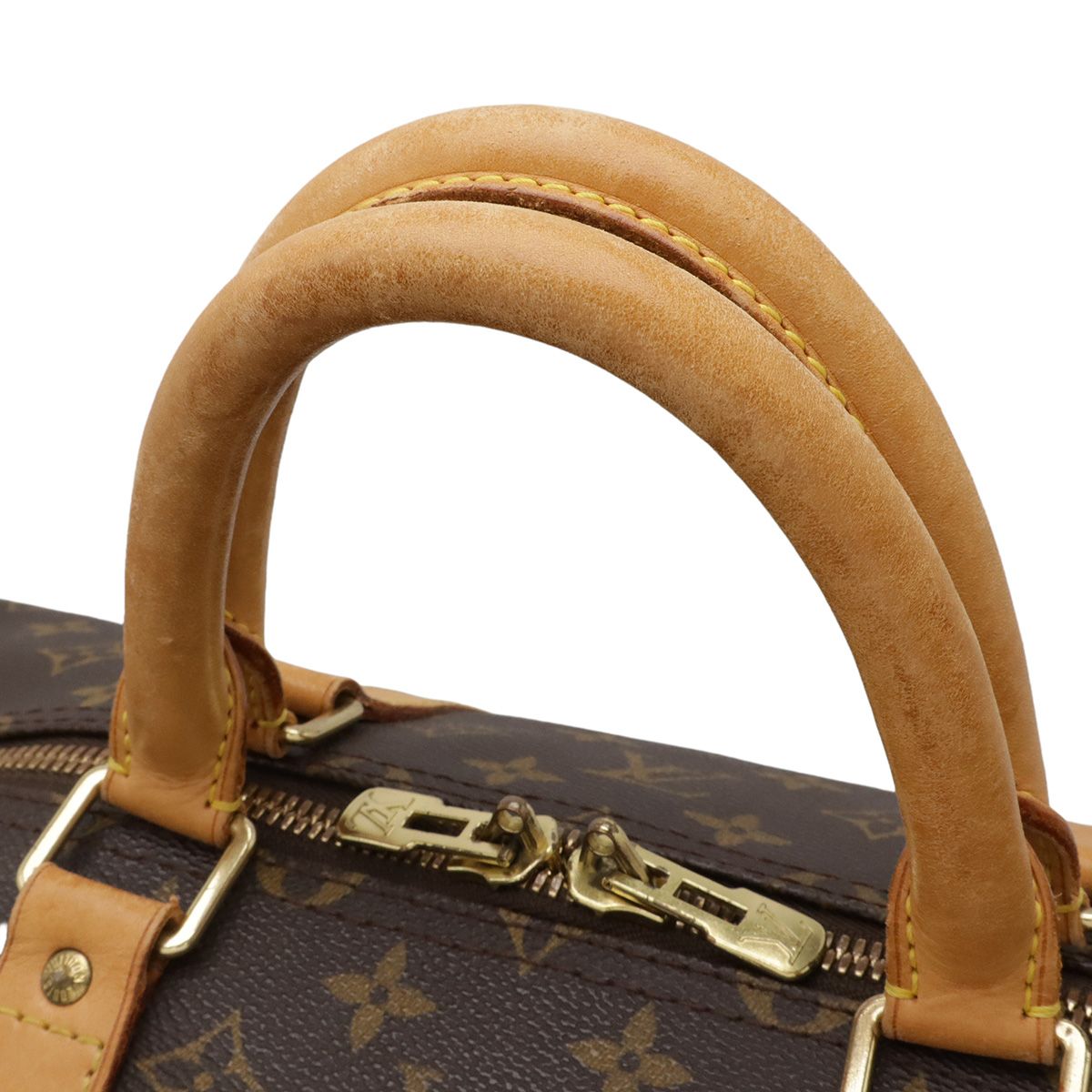 Louis Vuitton Monogram Keepall Bandouliere 55 Boston Bag Travel Purse 2-Way — view 5