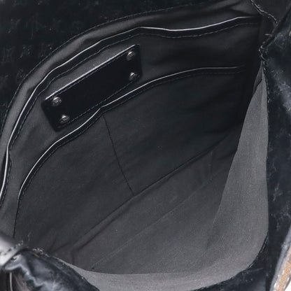 Louis Vuitton Monogram Satin Comte de Fe Besace Shoulder Bag Crossbody Noir — view 7