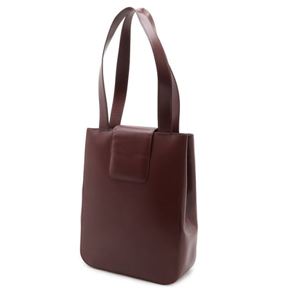 Cartier Must Line Must de Cartier Tote Shoulder Bag Semi Leather Bordeaux — view 2