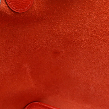 Hermes Picotin Lock PM Tresage de Cuir Tote Veau Epsom le Juku Red — view 6