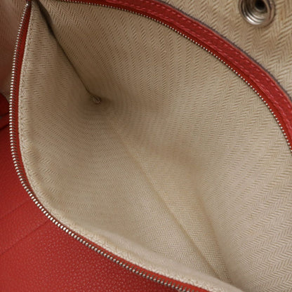 Hermes Garden Party PM Tote Negonda Leather Rose Azalea Pink Silver — view 8