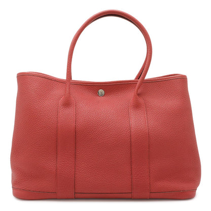 Hermes Garden Party PM Tote Negonda Leather Rose Azalea Pink Silver