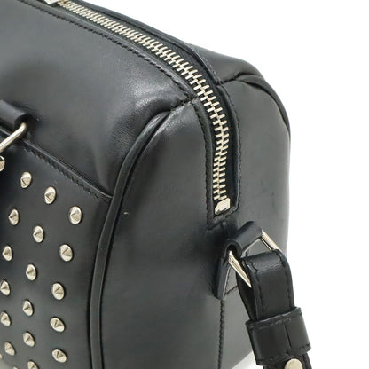 Saint Laurent Paris YSL Yves Baby Duffle Handbag 2-Way Shoulder Leather Studs — view 7