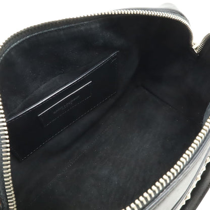 Saint Laurent Paris YSL Yves Baby Duffle Handbag 2-Way Shoulder Leather Studs — view 6