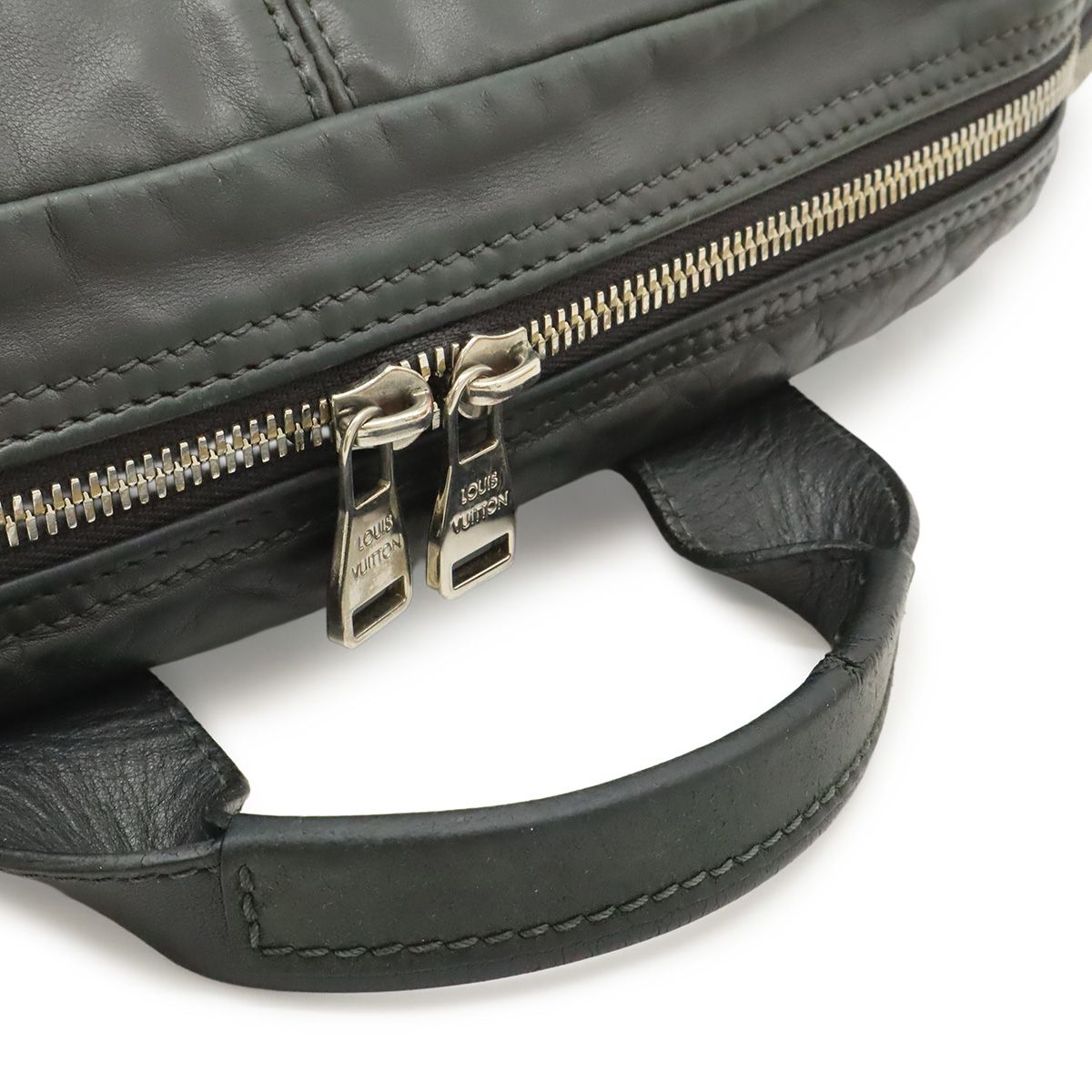 Louis Vuitton Gaston Line Fast Belt Bag Waist Pouch Asphalt Gray — view 6