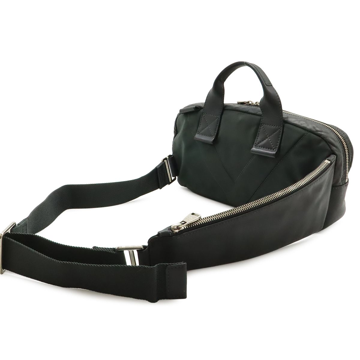 Louis Vuitton Gaston Line Fast Belt Bag Waist Pouch Asphalt Gray — view 2