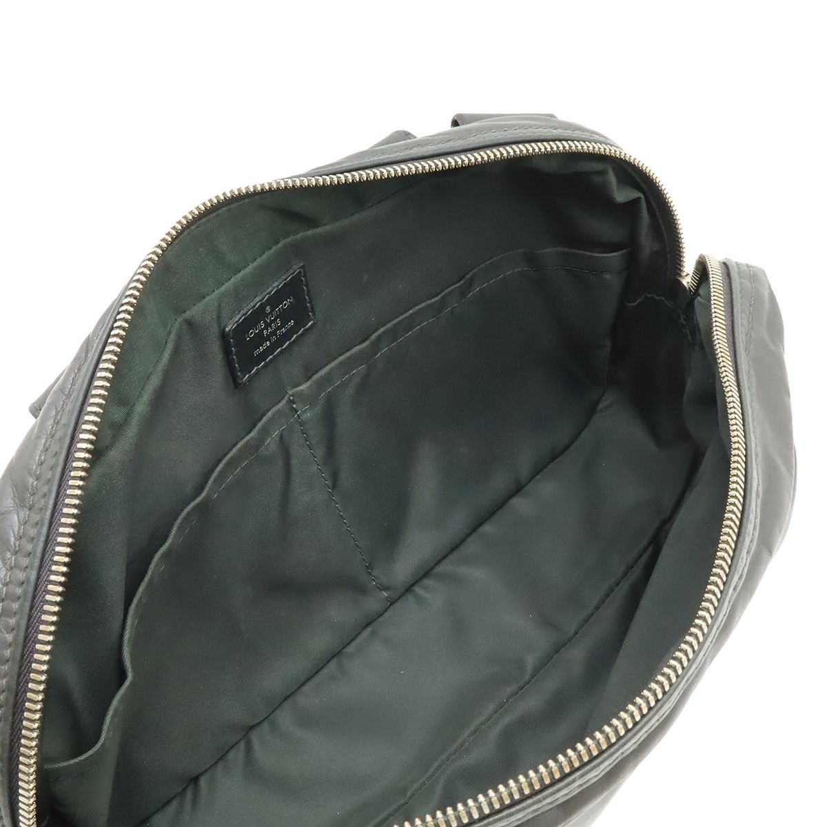 Louis Vuitton Gaston Line Fast Belt Bag Waist Pouch Asphalt Gray — view 7