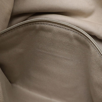 Chanel Deauville Border Drawstring Shoulder Bag Chain Canvas Leather Black — view 8