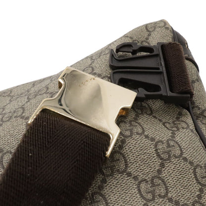 Gucci GG Plus Supreme Belt Bag Hip Leather Beige Brown — view 7