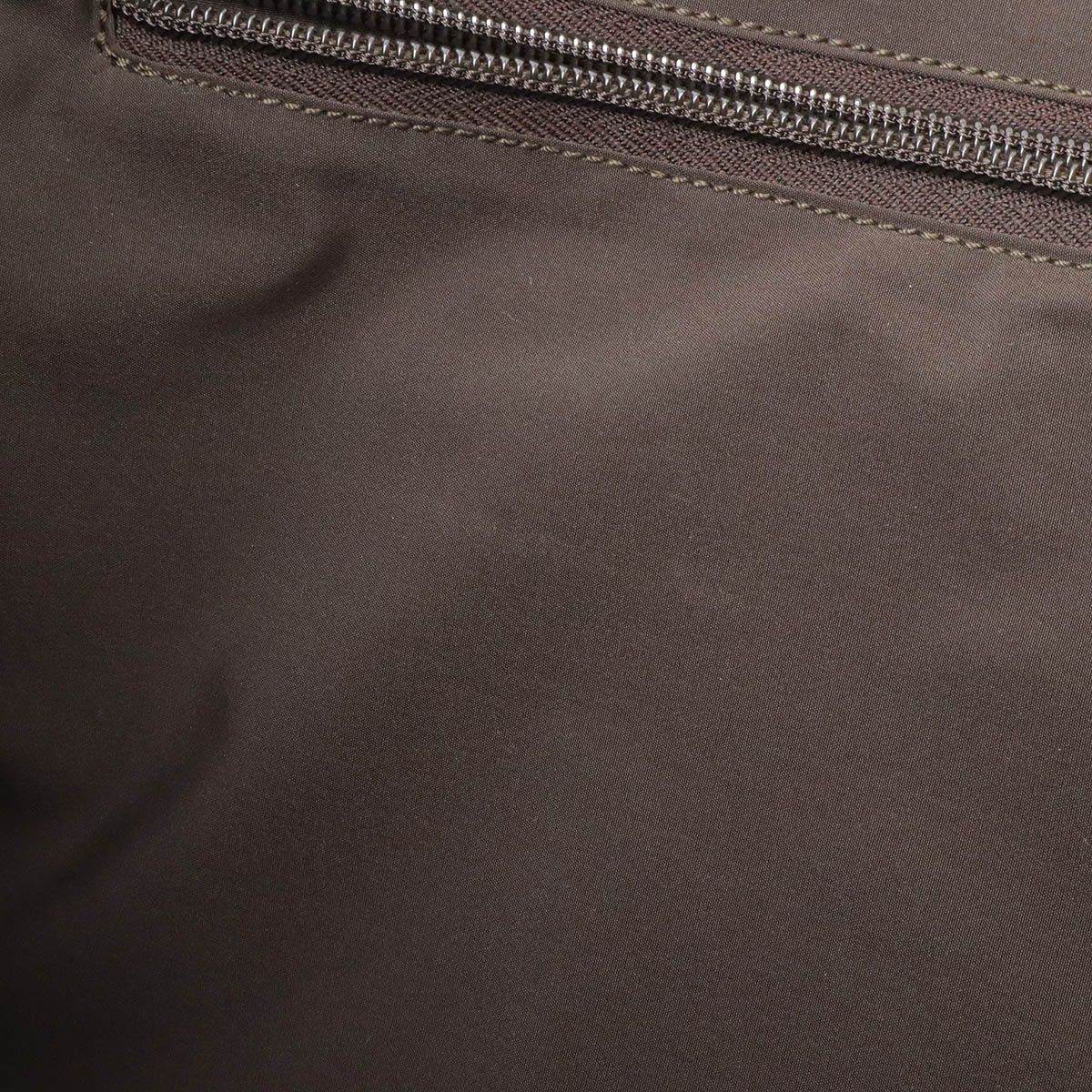 Prada Triangle Logo Tote Big Shoulder Bag Crossbody Canvas Leather Khaki Brown — view 8