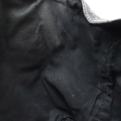 Balenciaga Navy Cabas S Logo Wrinkled Tote Leather Black — view 7