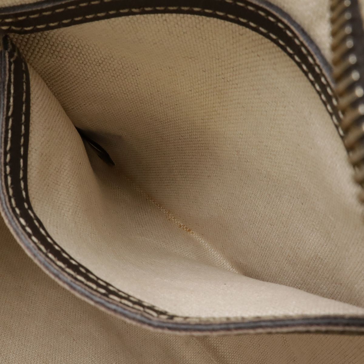 Gucci GG Supreme Plus Shoulder Bag Crossbody Depth Khaki Beige Dark Brown Gold — view 8