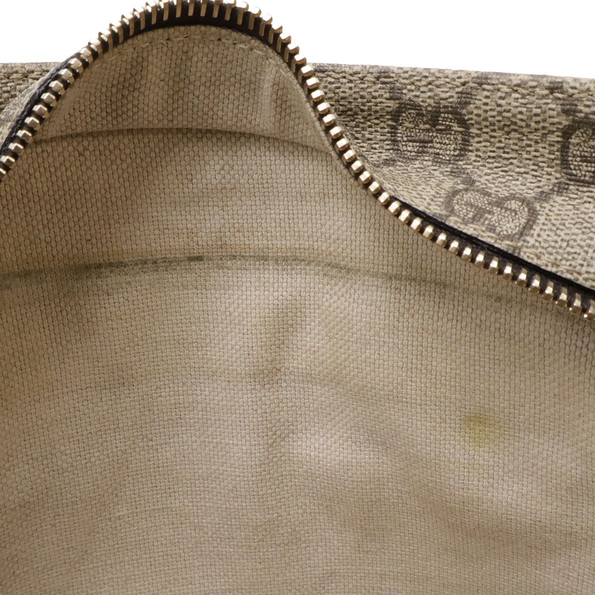 Gucci GG Supreme Plus Shoulder Bag Crossbody Depth Khaki Beige Dark Brown Gold — view 7