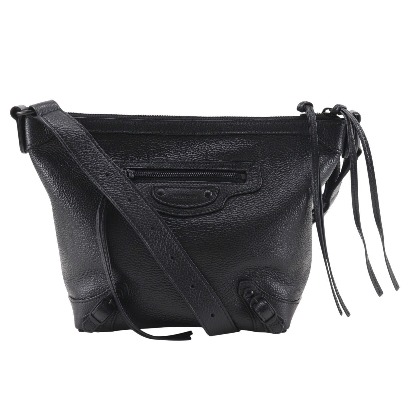 Balenciaga Neo Classic Hobo Calf Black Shoulder Bag