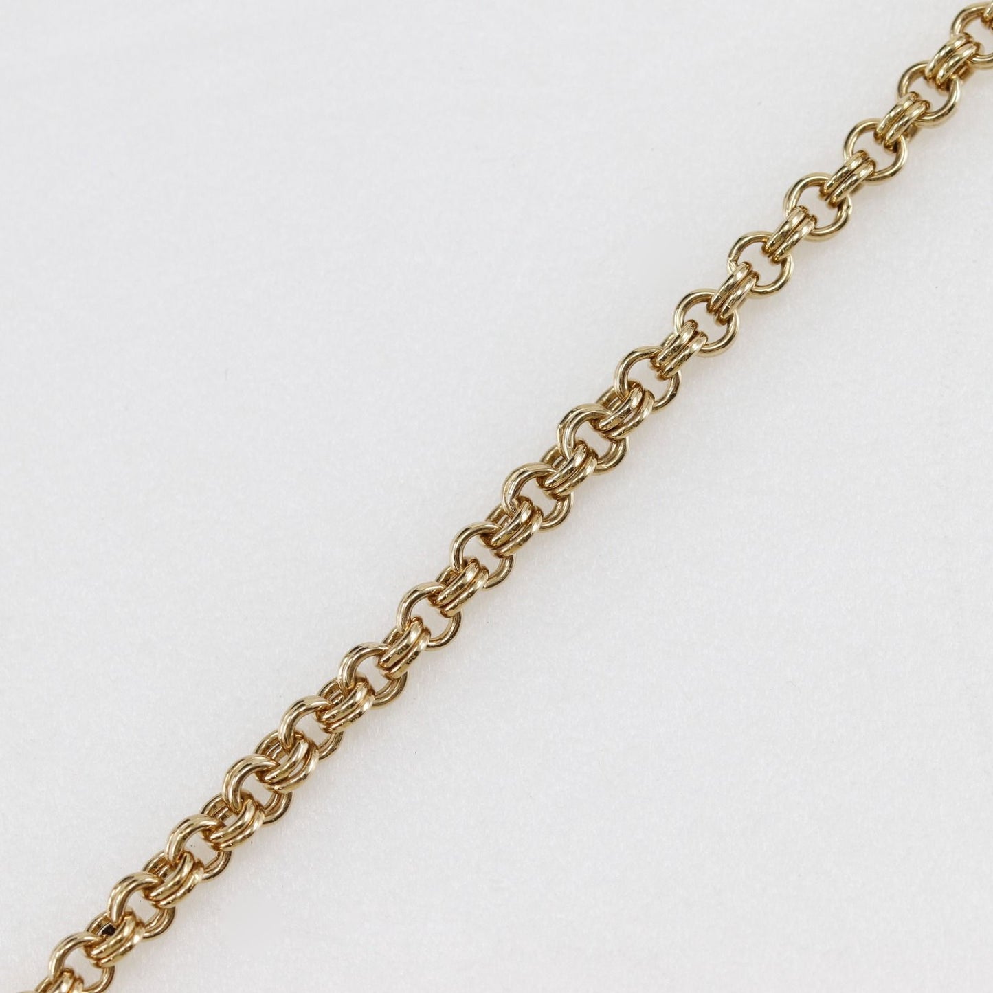 Dior CD Logo Gold Plated Line Stone Necklace — view 4