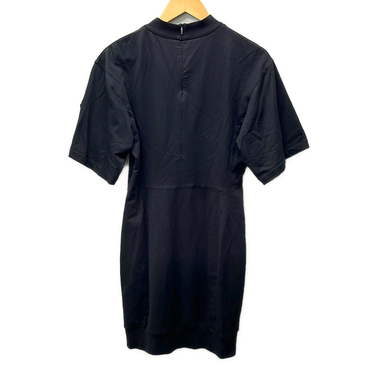 Moncler Dress S Black Short Sleeve Mini — view 2