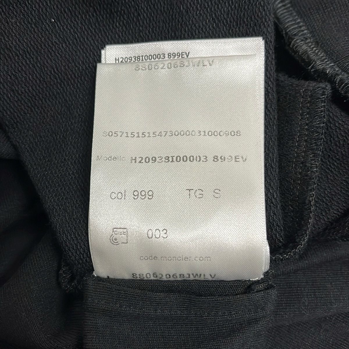 Moncler Dress S Black Short Sleeve Mini — view 5