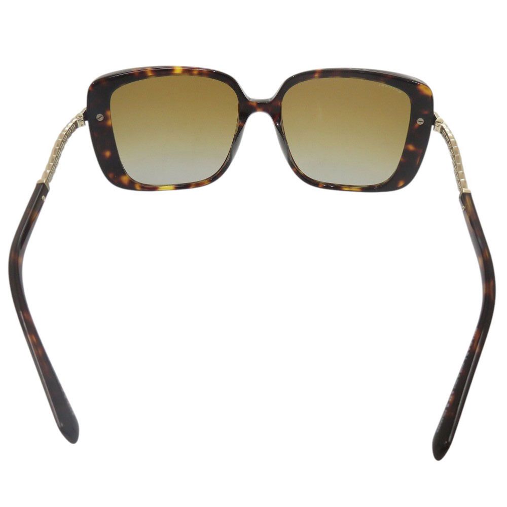 Bvlgari Serpenti Acetate Metal Line Stone Brown Sunglasses Eyewear — view 3