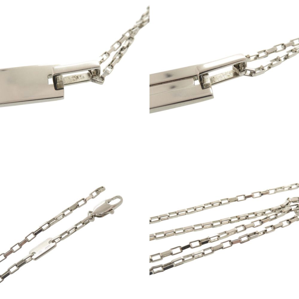 Gucci Logo Plate 925 Sterling Silver Necklace Pendant — view 9