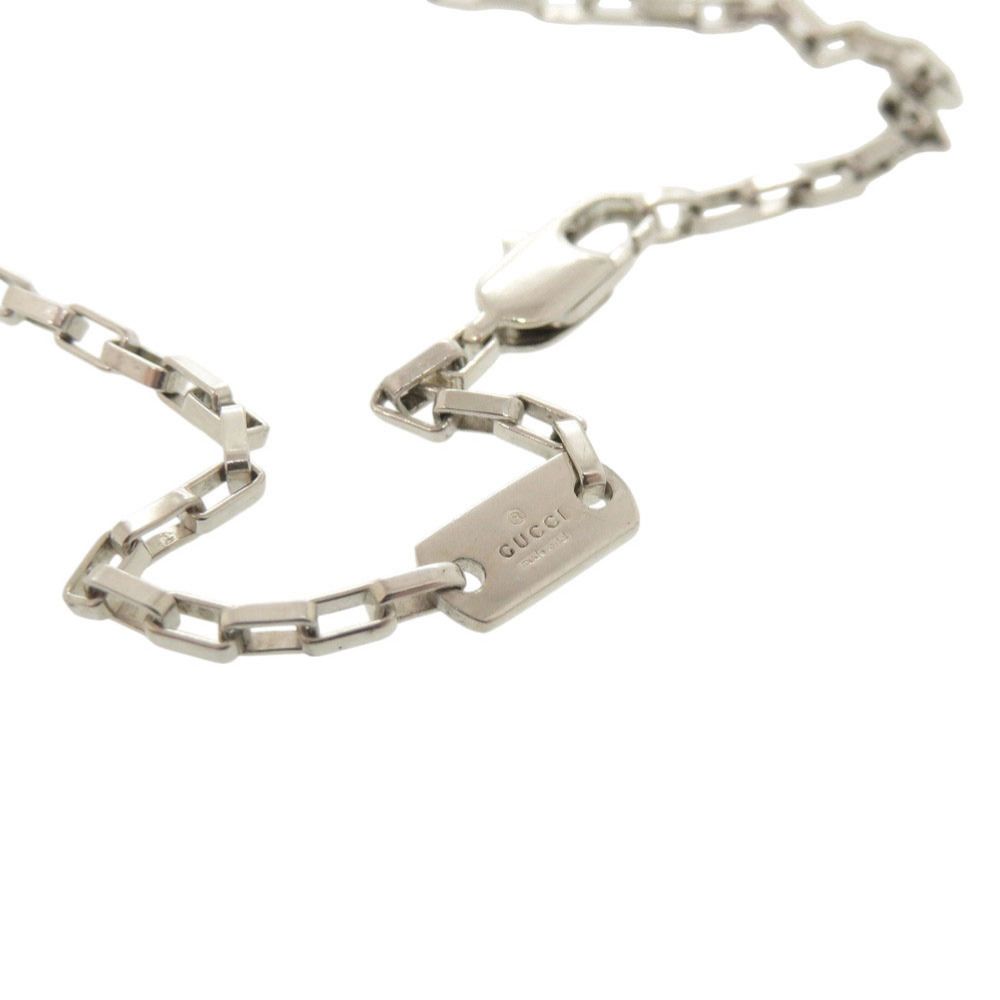 Gucci Logo Plate 925 Sterling Silver Necklace Pendant — view 6